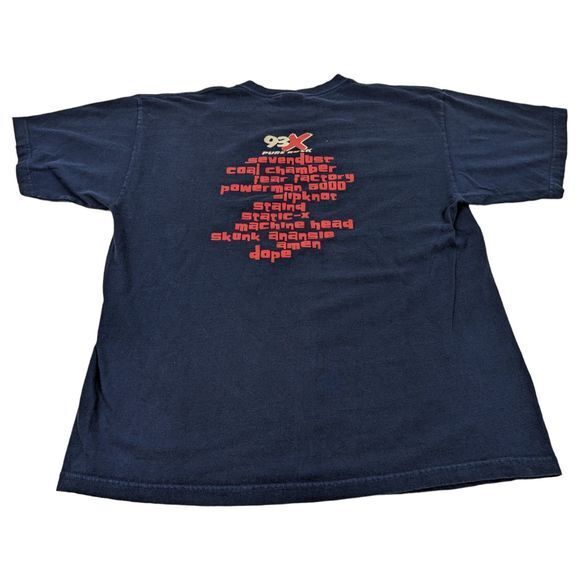 VTG 93x Clam Bake Concert Shirt Sz XL, Slipknot, Coal Chamber, Fear Factory Y2k‎ - Picture 3 of 11